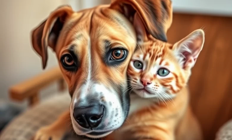 Коты и собаки: смешные проказы