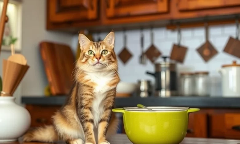 Коты и смешные ошибки на кухне