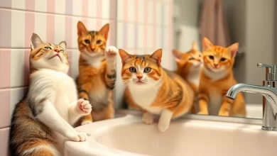 Photo of Смешные выходки котов в ванной