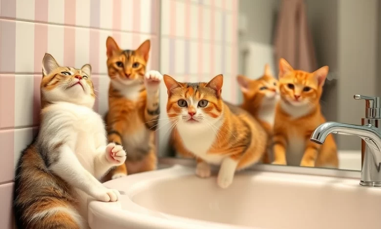 Photo of Смешные выходки котов в ванной